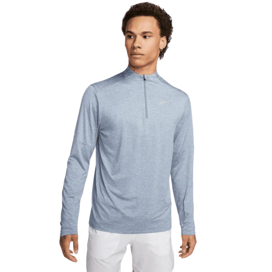 NIKE 1/4 ZIP RUNNING TOP 'ASH BLUE'