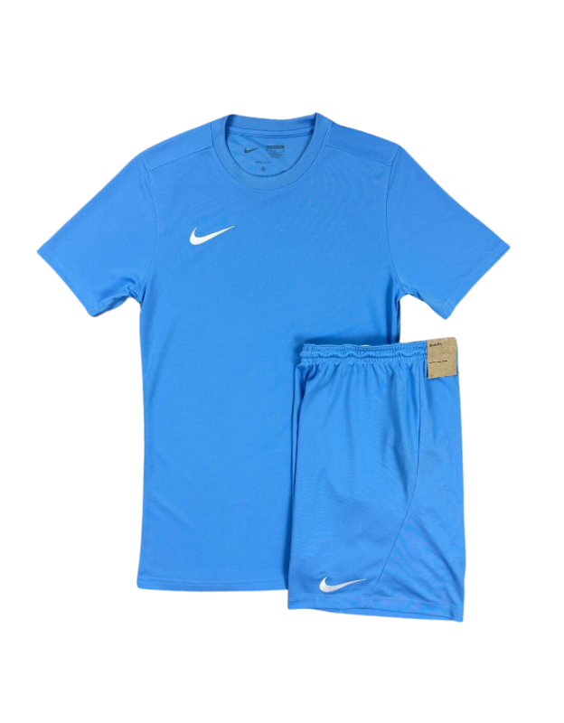 Nike - Essential Dri-FIT T Shirt & Shorts Set - Sky